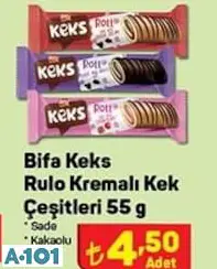 BİFA KEKS RULO KREMALI KEK ÇEŞİTLERİ